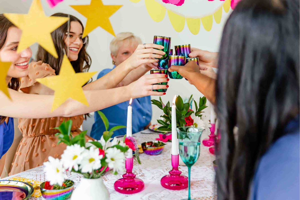 Compartment Plate | Non-Toxic Plates for Kids | Friends Share Drinks in Ahimsa Cups