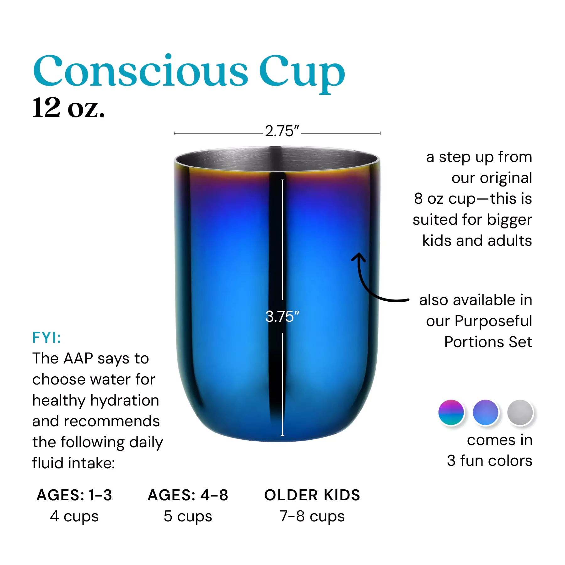 Conscious Cup - 12 oz