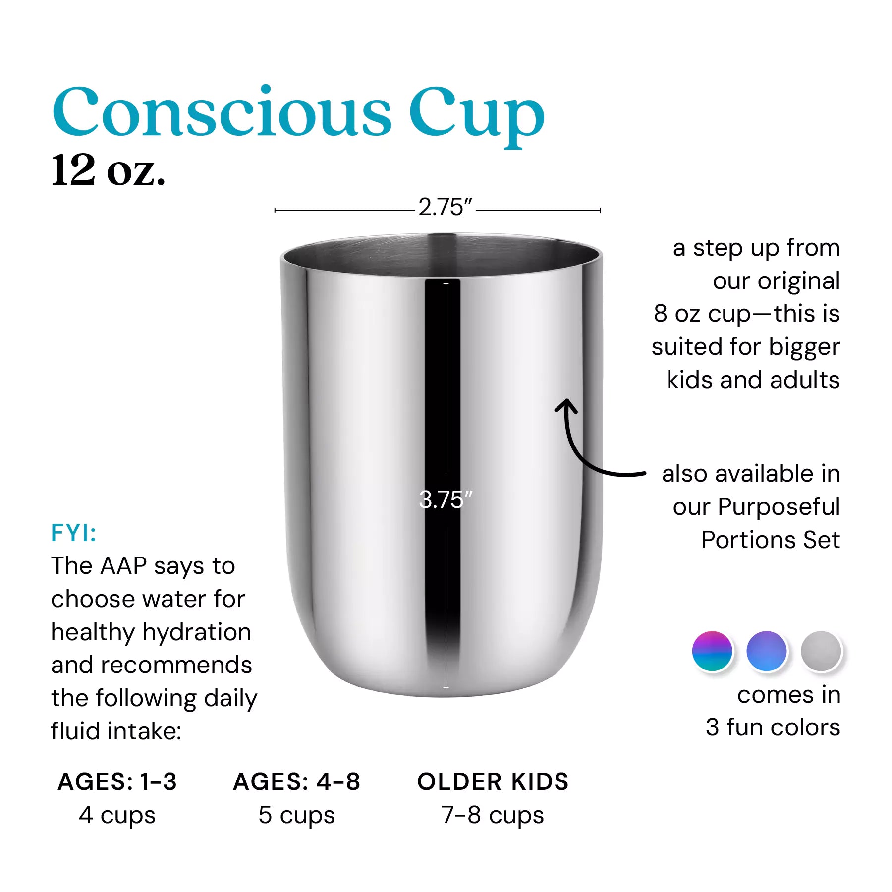 Conscious Cup - 12 oz
