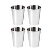 4 Classic Kids CUps 10 ounces each. Stainless steel cups for toddlers, kids, teens, preteens, and adults