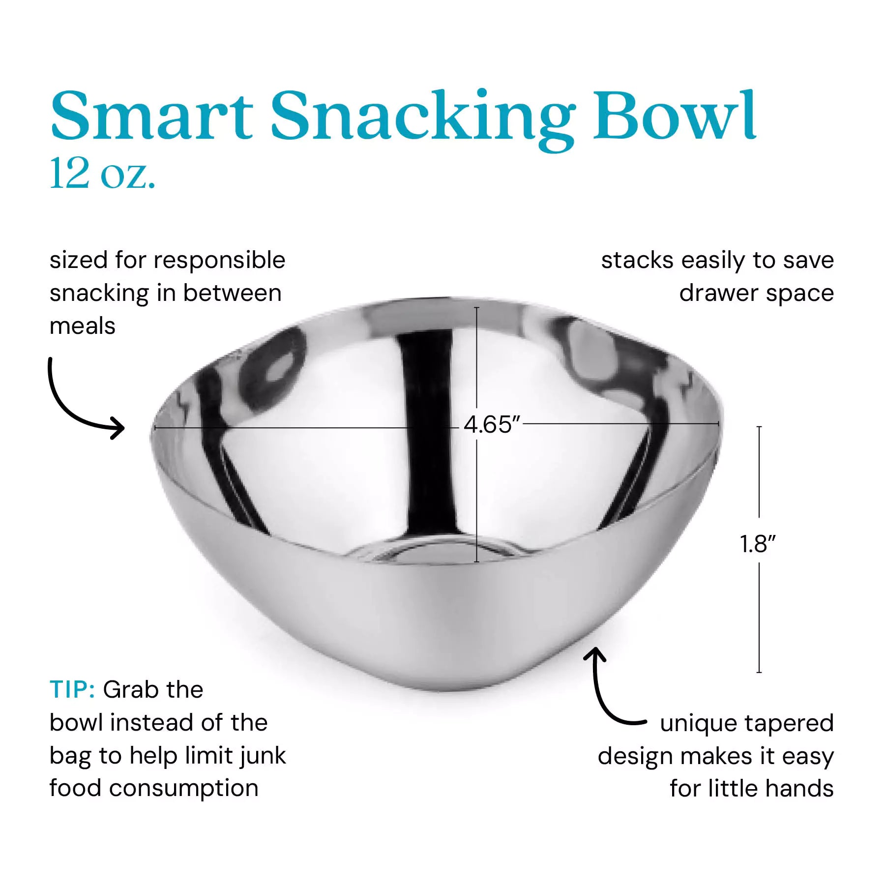 Smart Snacking Bowl - 12 oz