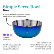 Simple Serve Bowls - 16 oz (Set of 4)