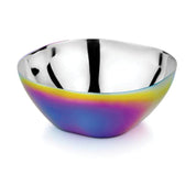 Stainless steel kids bowls. Rainbow kids snack bowl