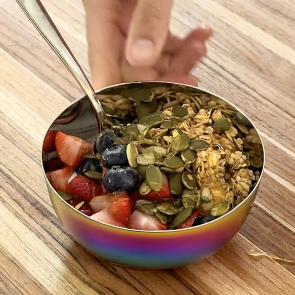 stainless steel dishes