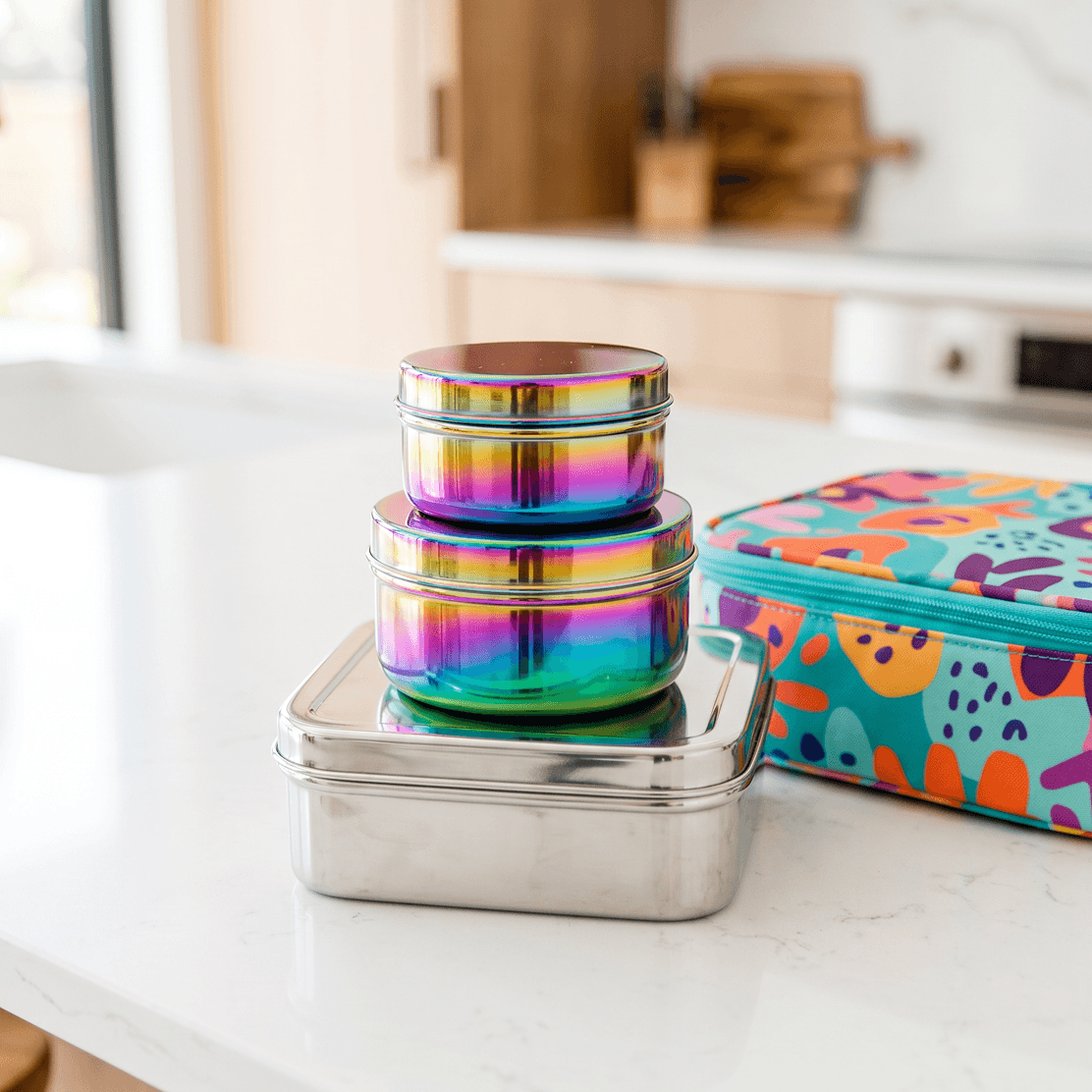stainless steel dishes