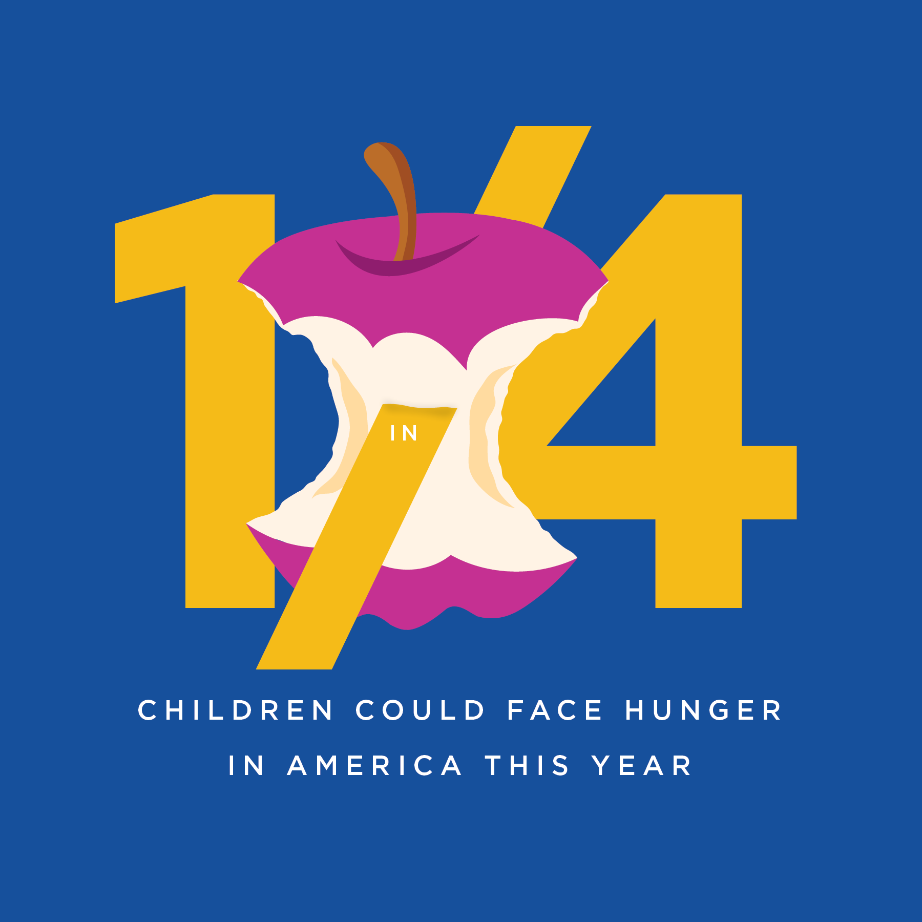 1 in 4 children could face hunger