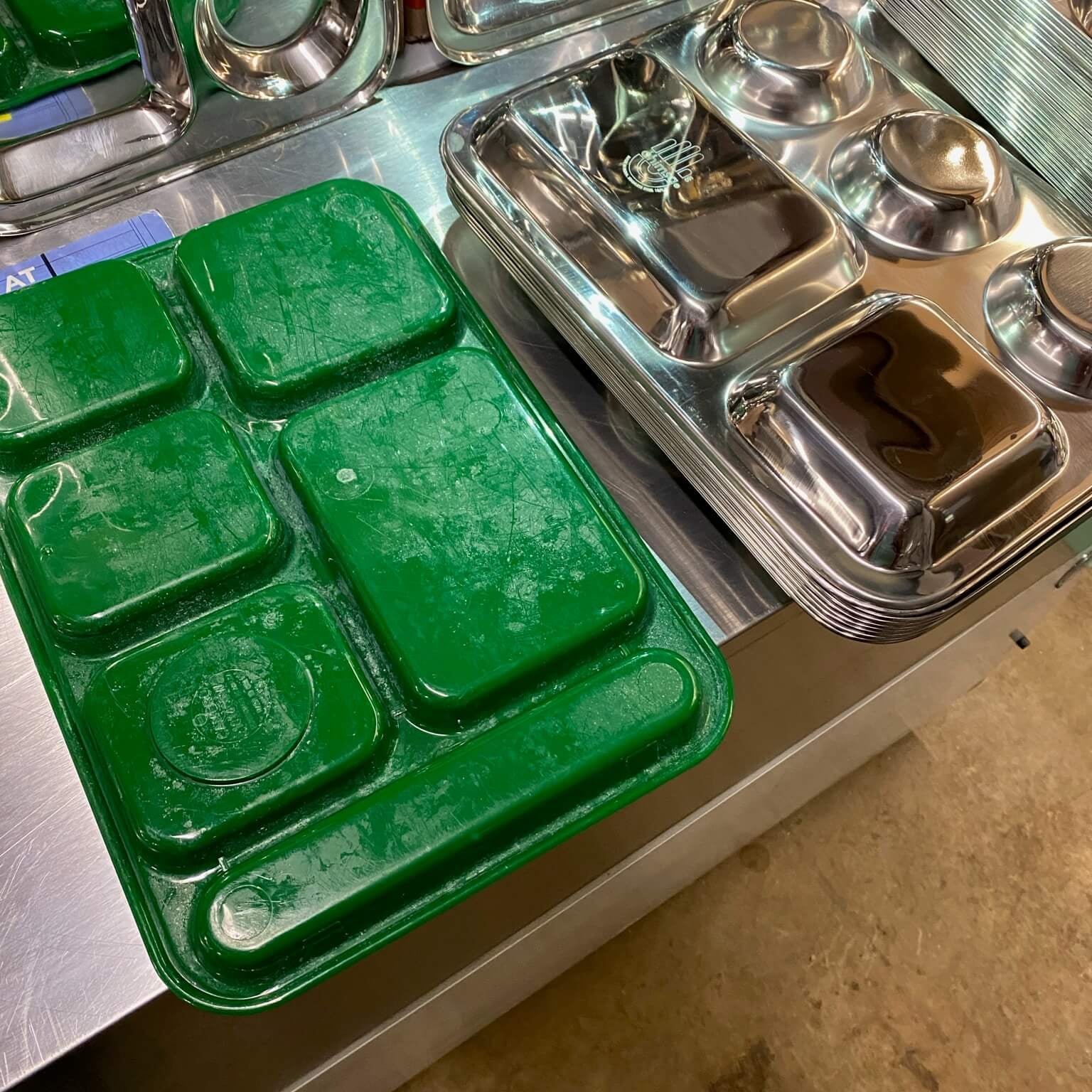 cafeteria trays
