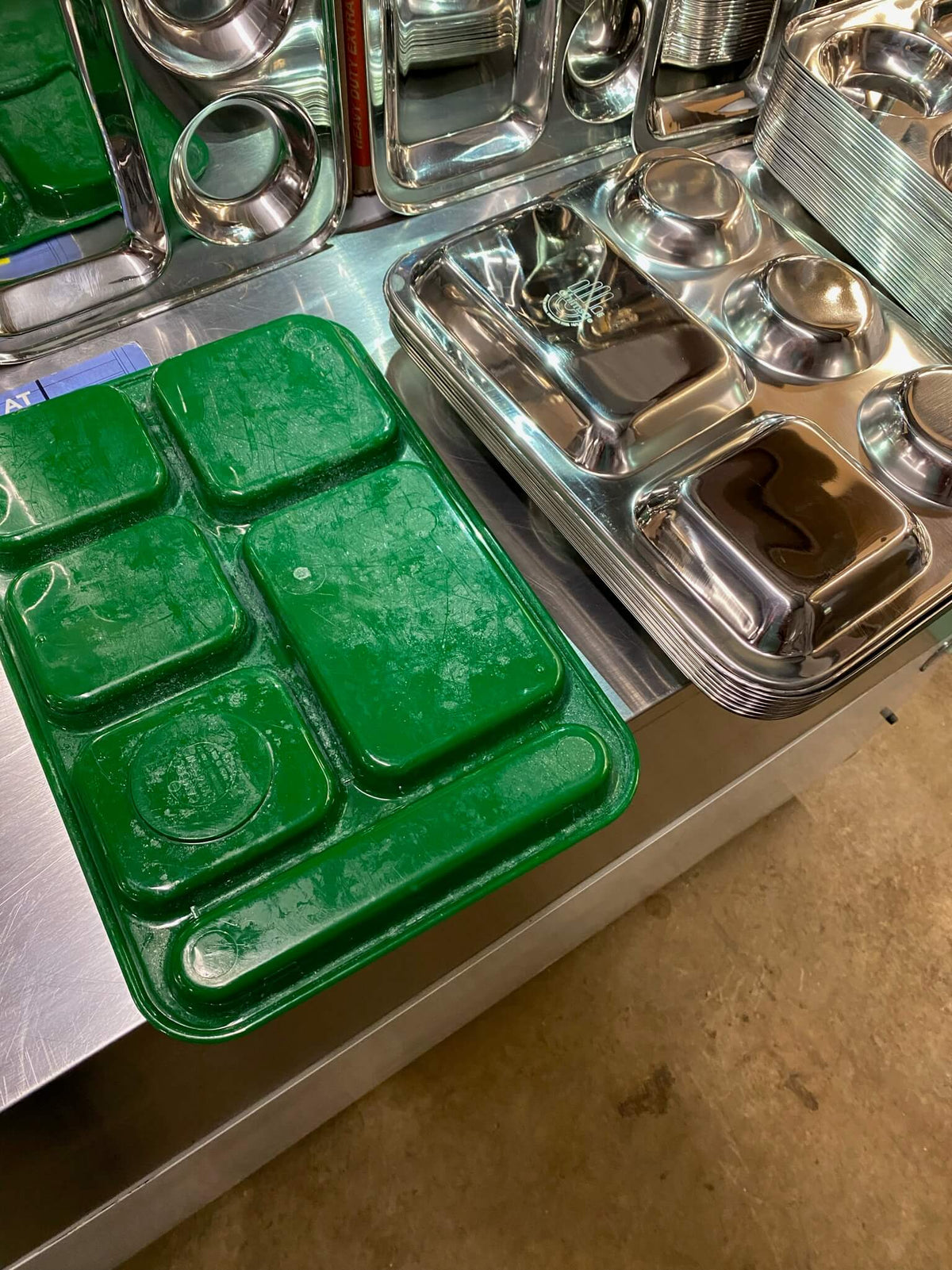 cafeteria trays