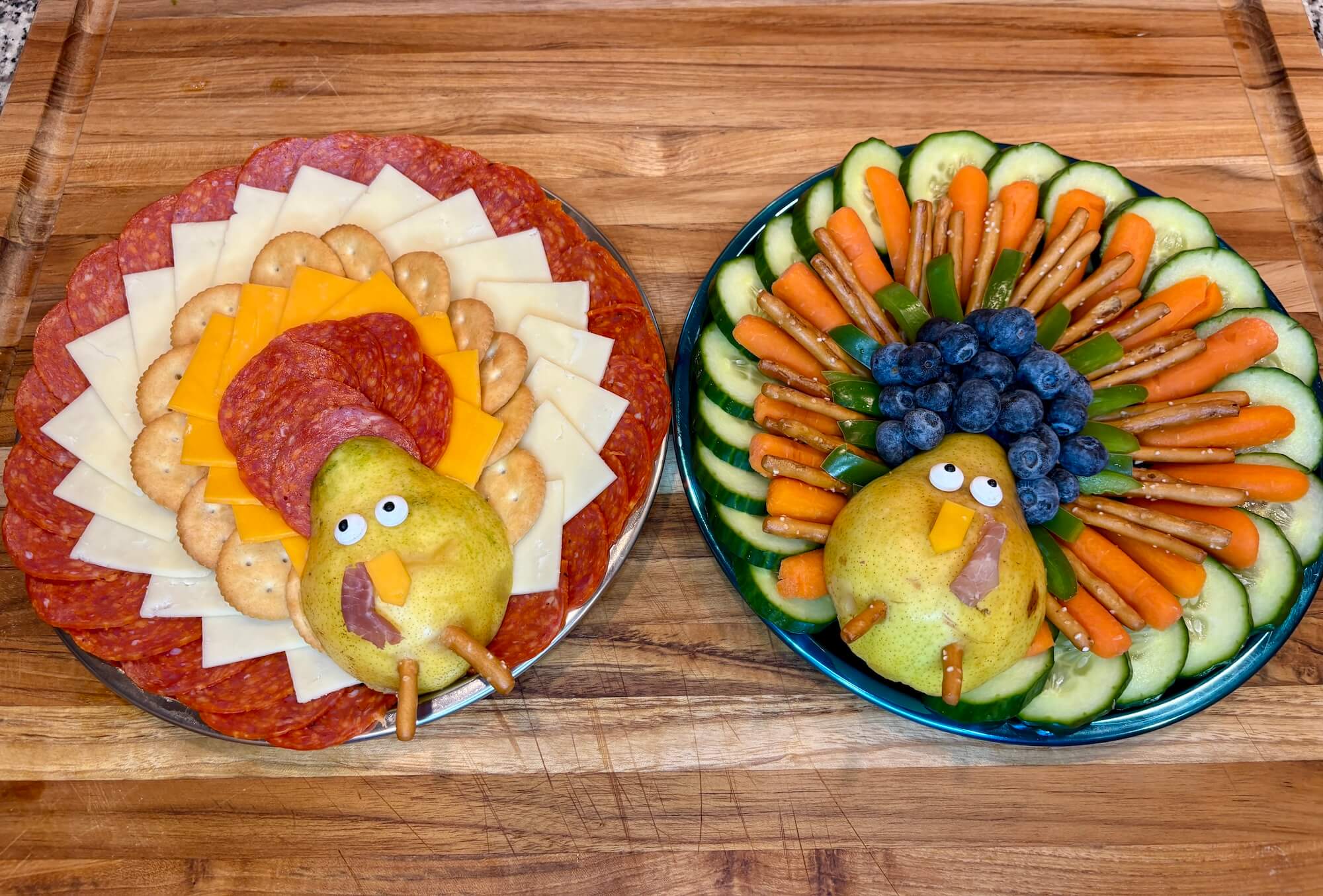 turkey snack board