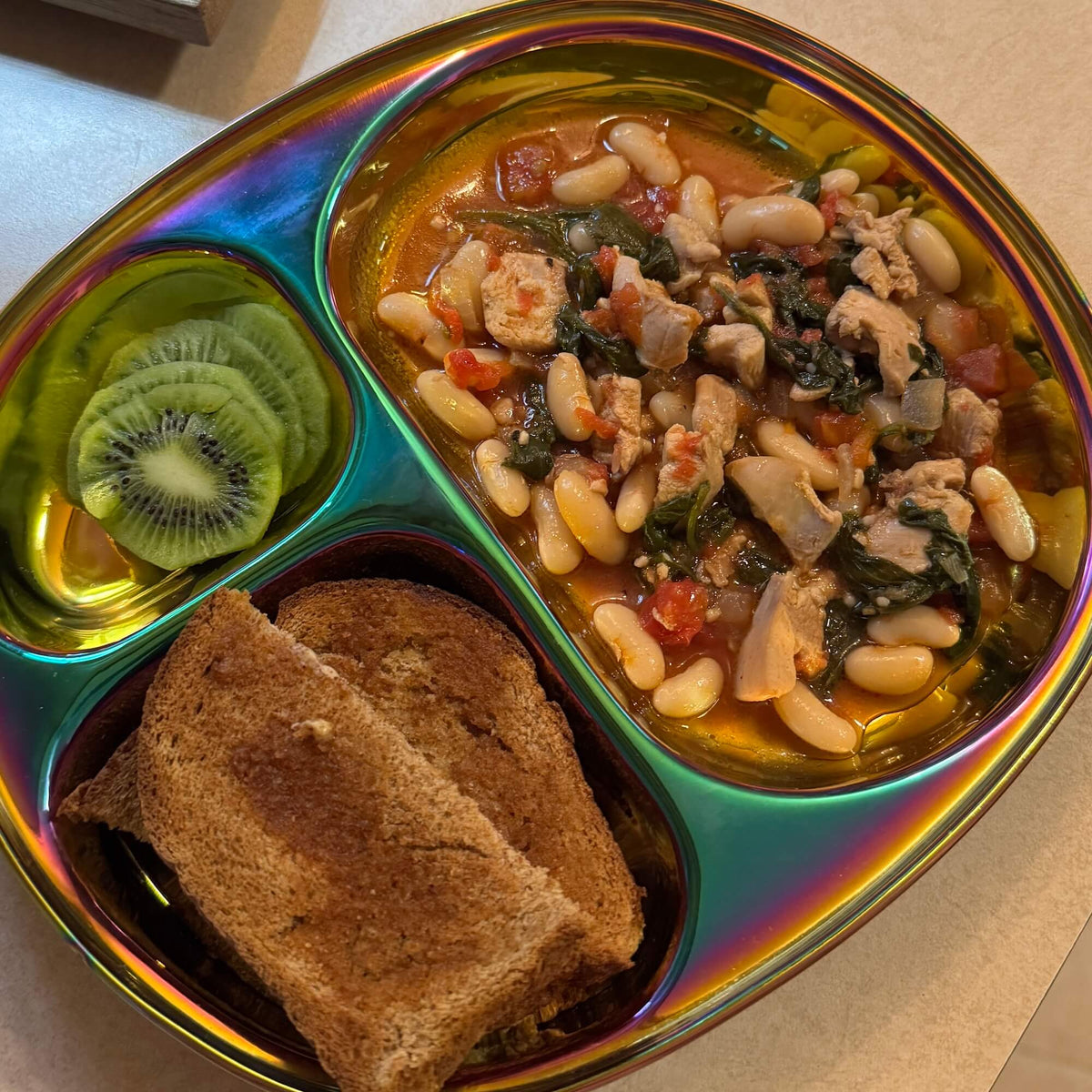 stainless steel dishes