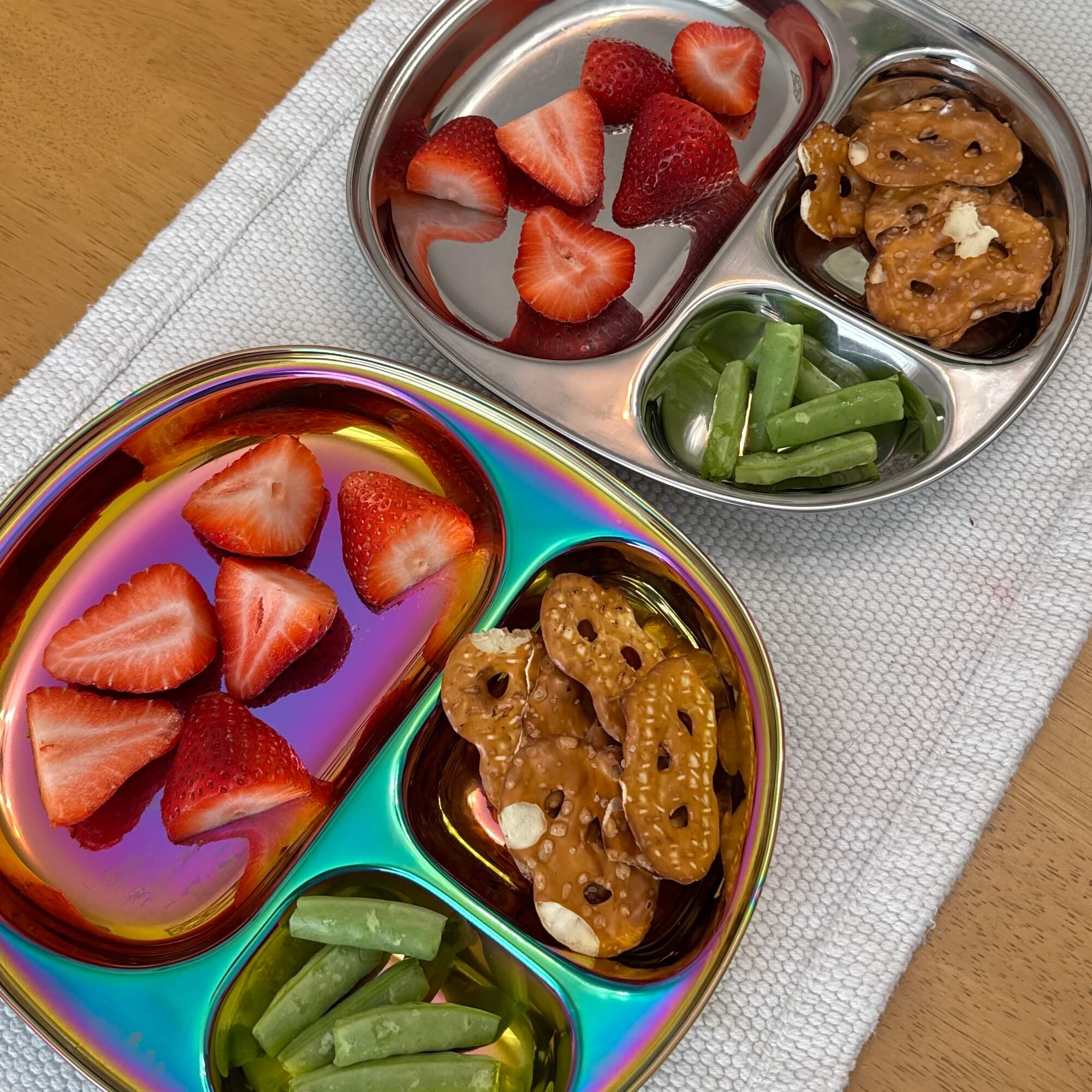 stainless steel dishes