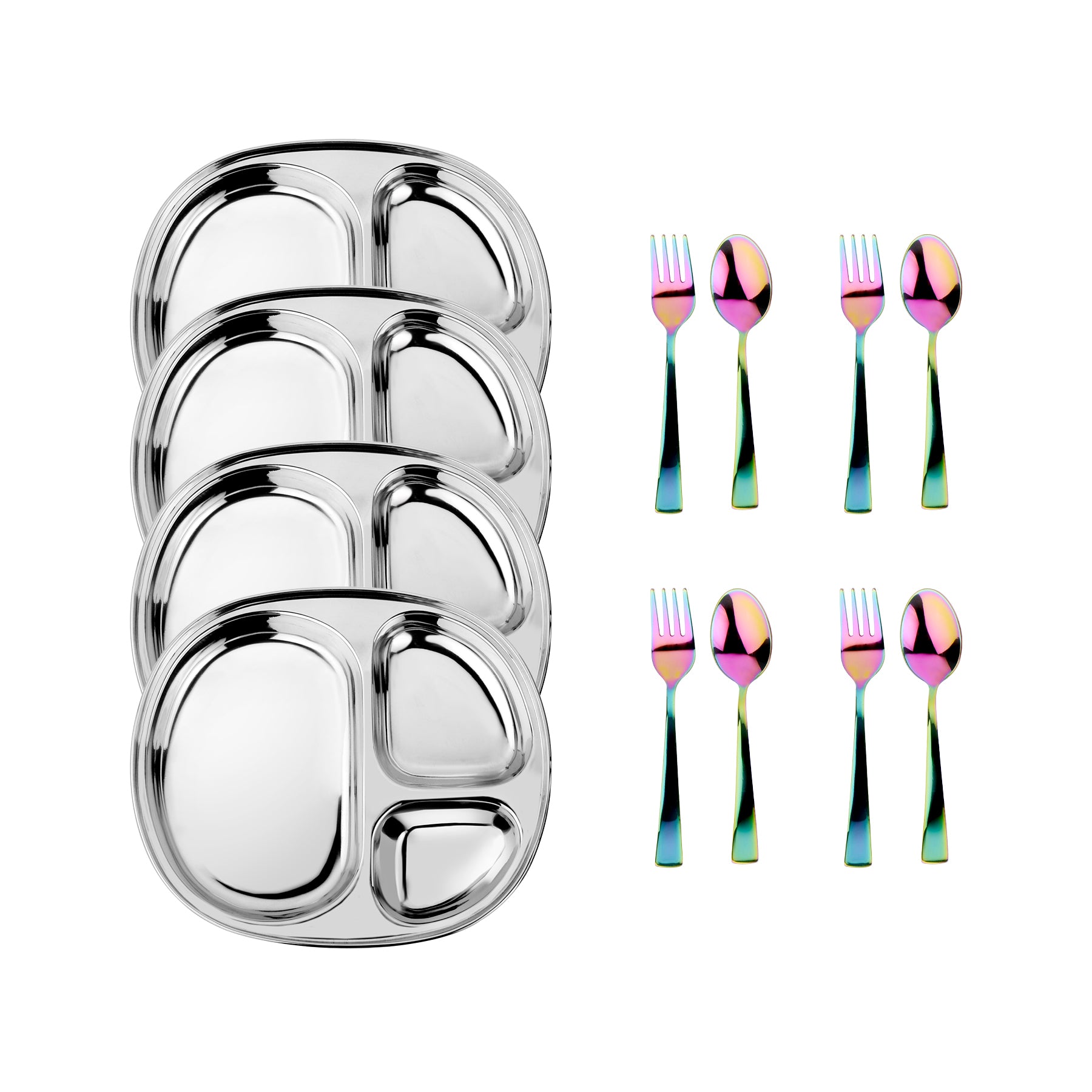 Balanced Bites Plates + Utensils BOGO