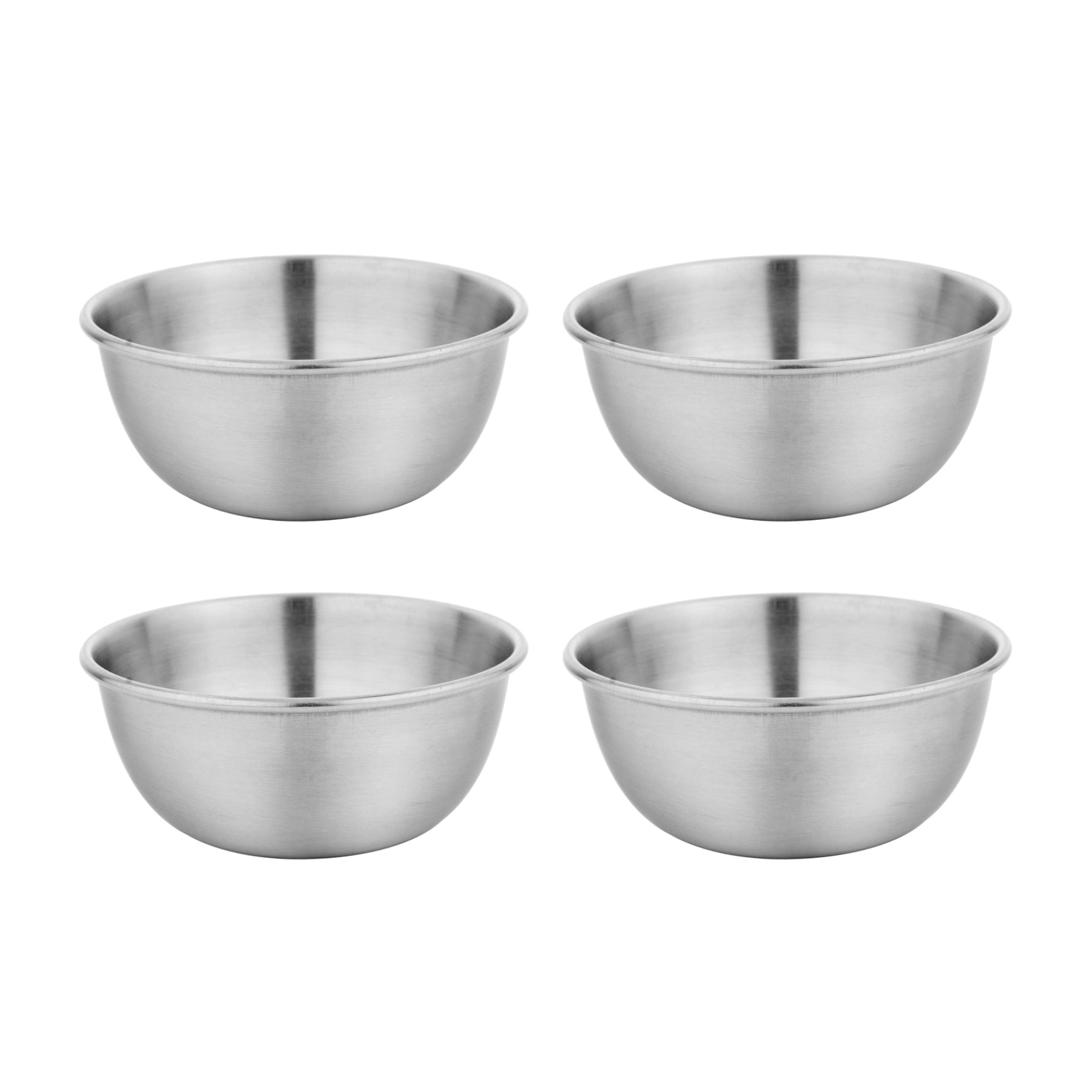 4 pack of stainless steel bowls for toddlers, kids, and adults