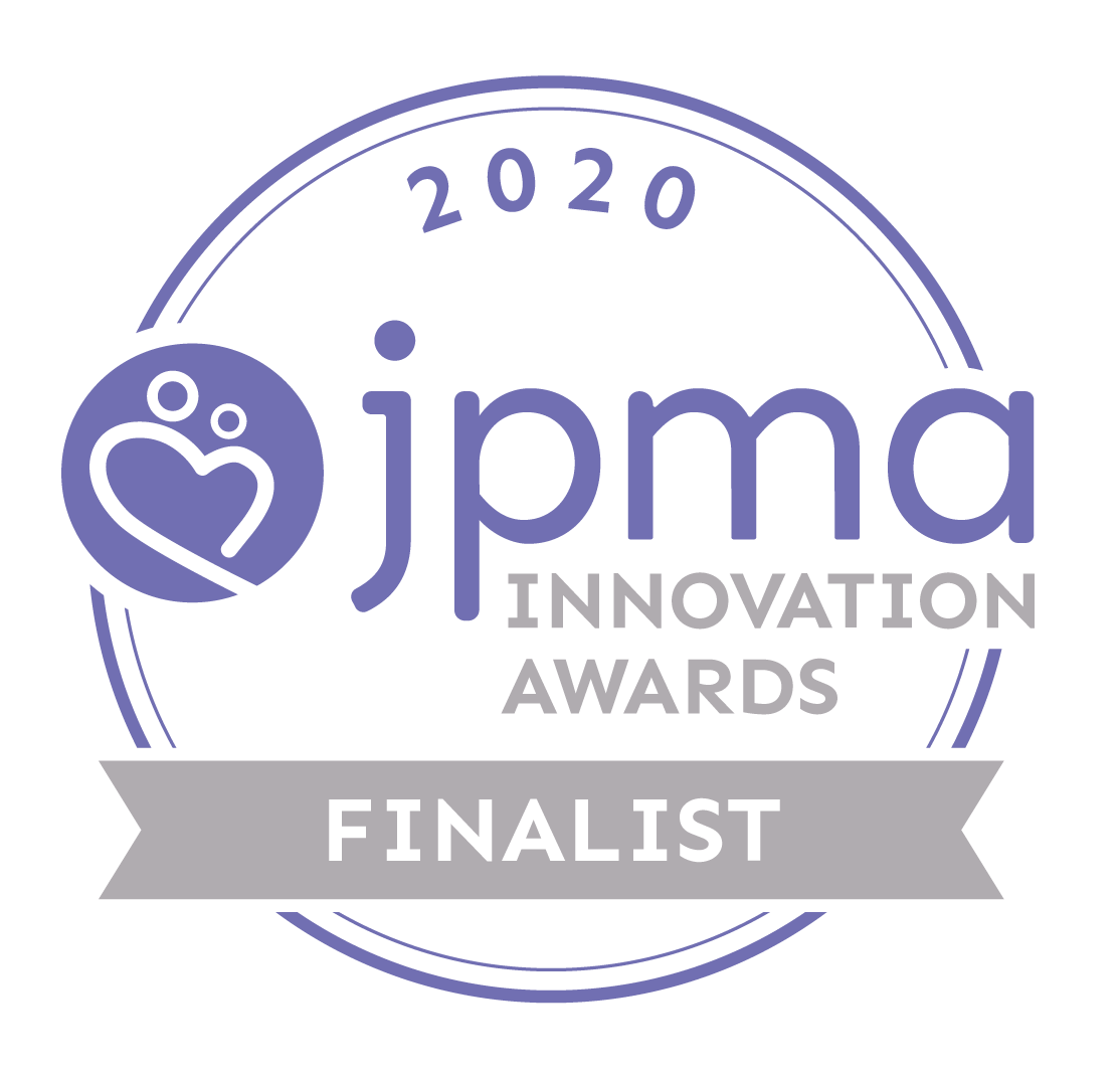 Ahimsa's stainless steel infant and toddler set (nesting spoon, bowl and cup) is a 2020 JPMA Innovation Award Finalist