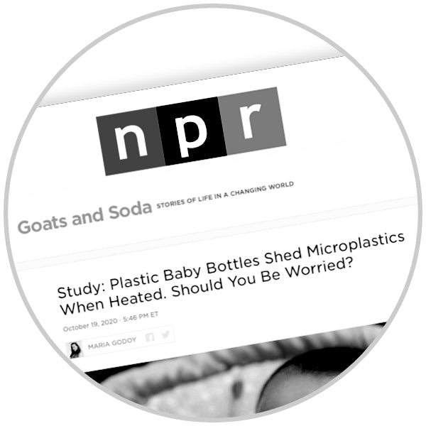 npr: Study: Plastic Baby Bottles Shed Microplastics when heated. Should you be worried?
