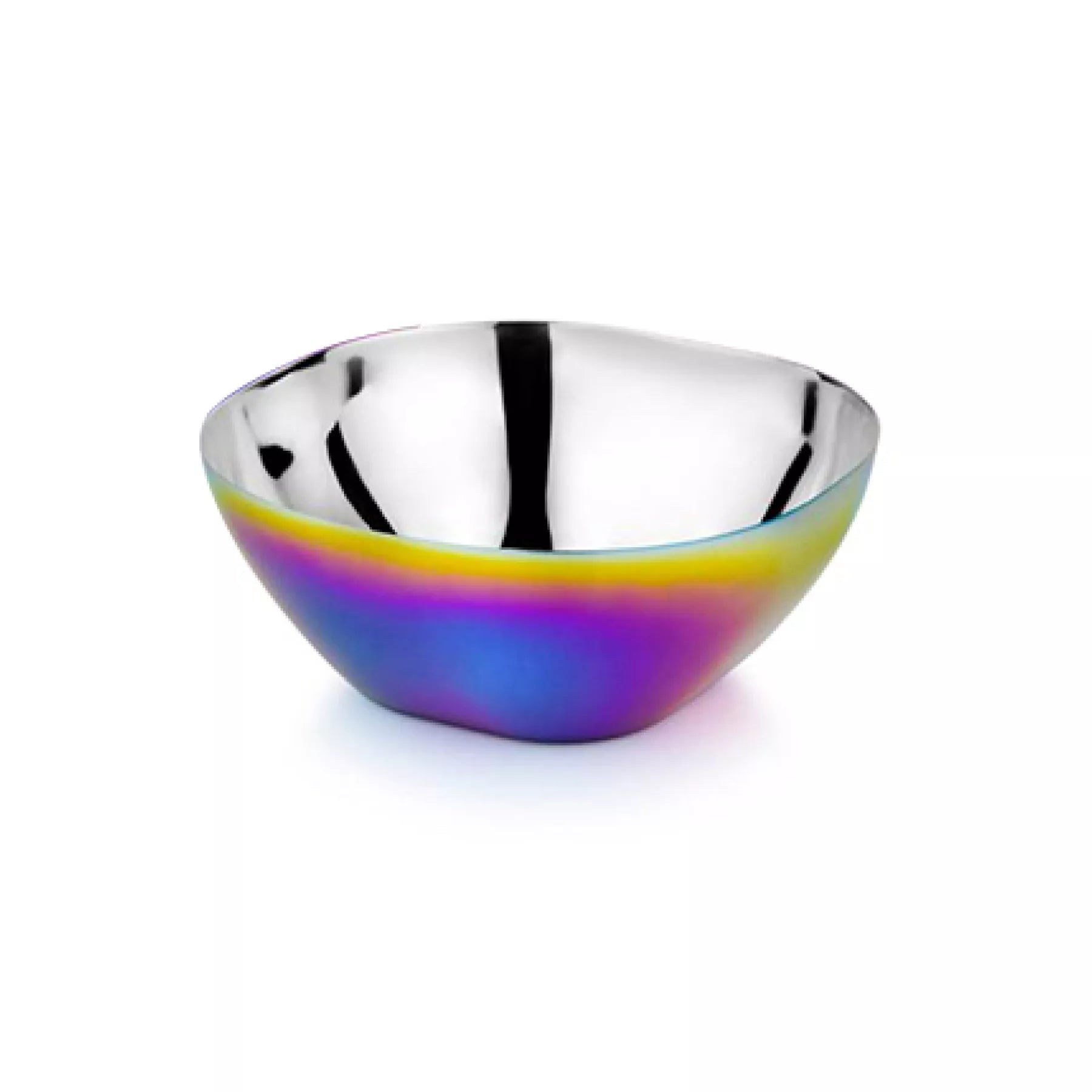 Stainless steel kids bowls. Rainbow kids snack bowl