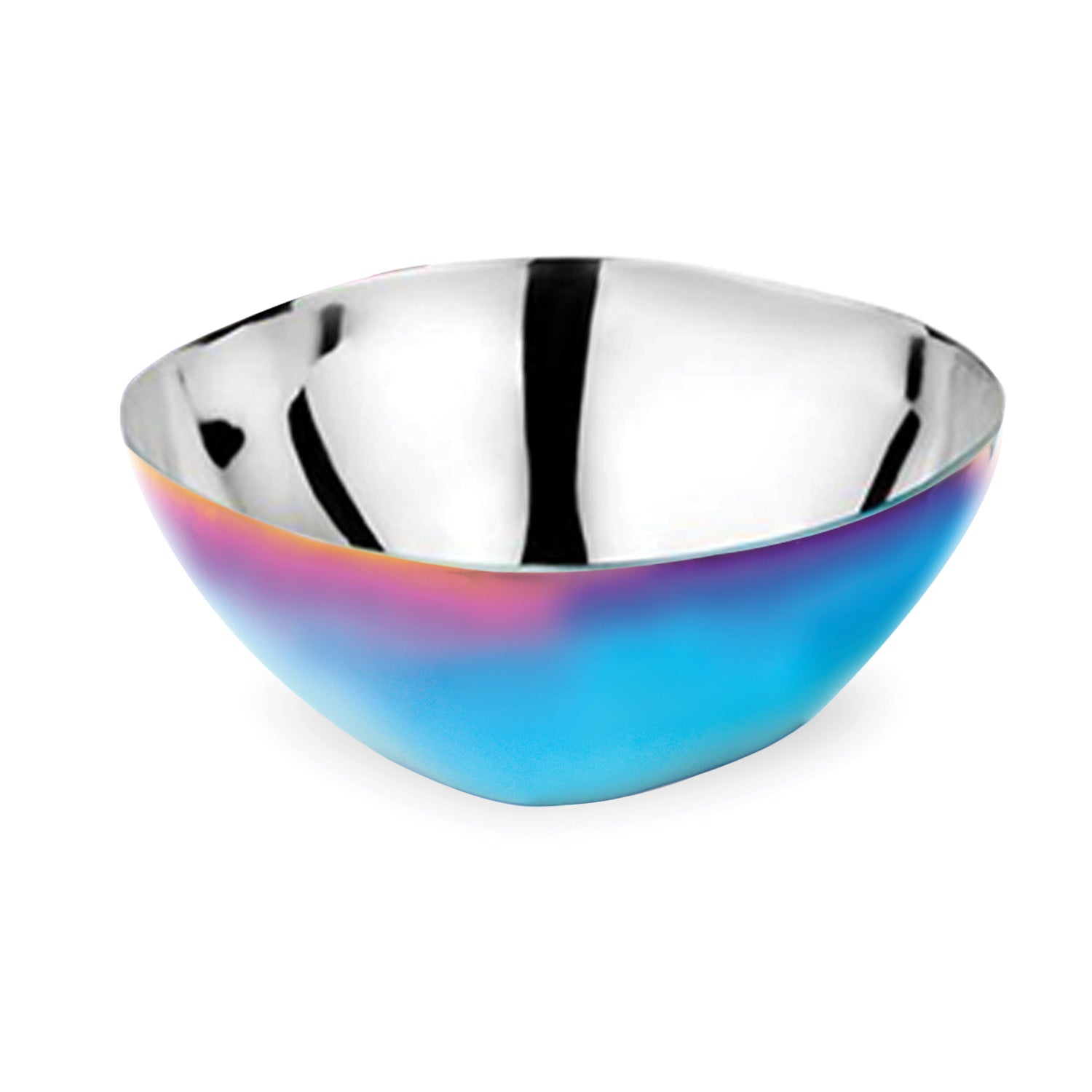 Iridescent Blue Stainless steel Smart Snacking bowl