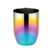 Rainbow stainless steel 8 oz cups for kids - the perfect size for little handsSingle cup - stainless steel rainbow, weighted bottom to prevent tipping