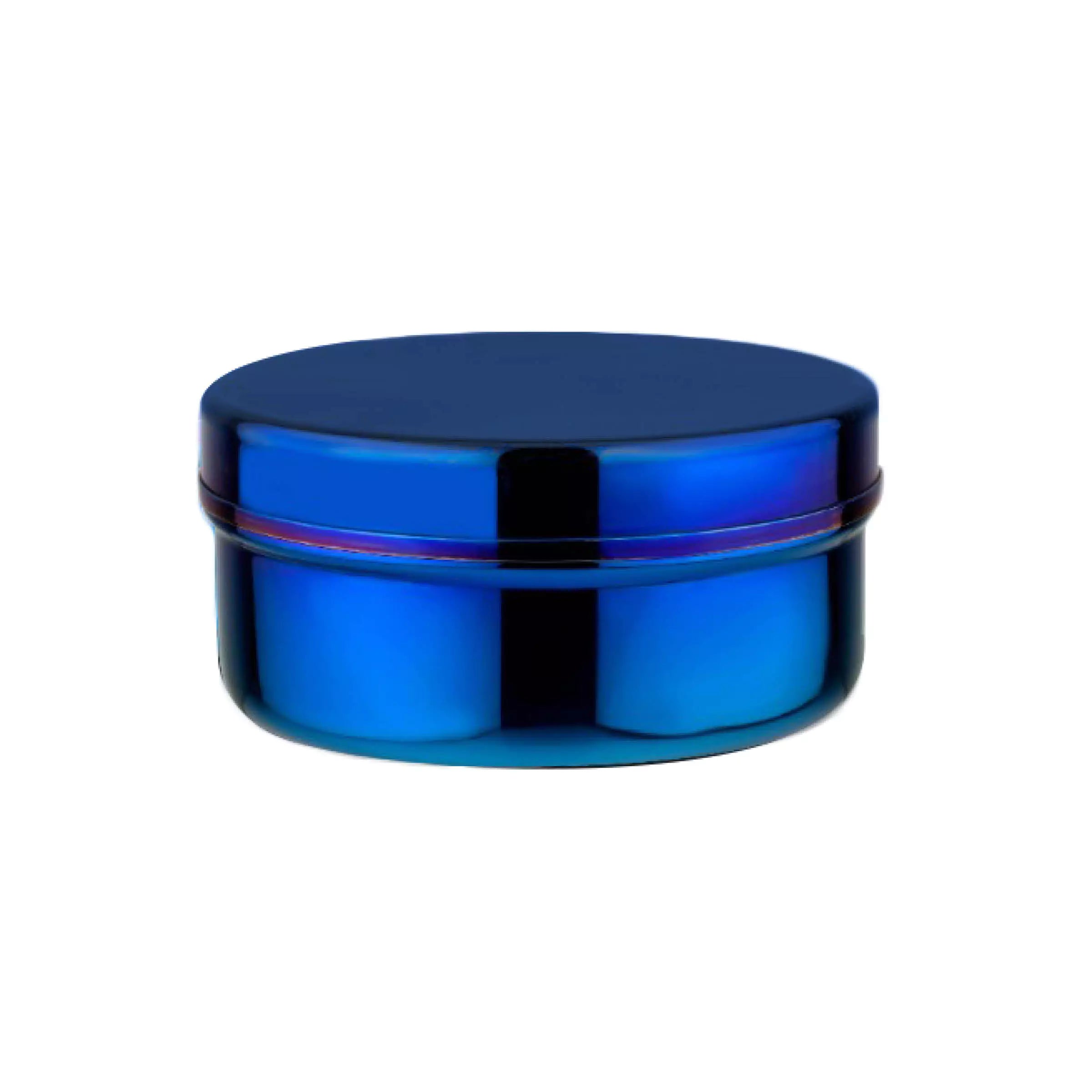 Iridescent Blue stainless steel container for kids