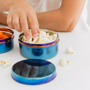 Snacking from The Circle, stainless steel food container for kids