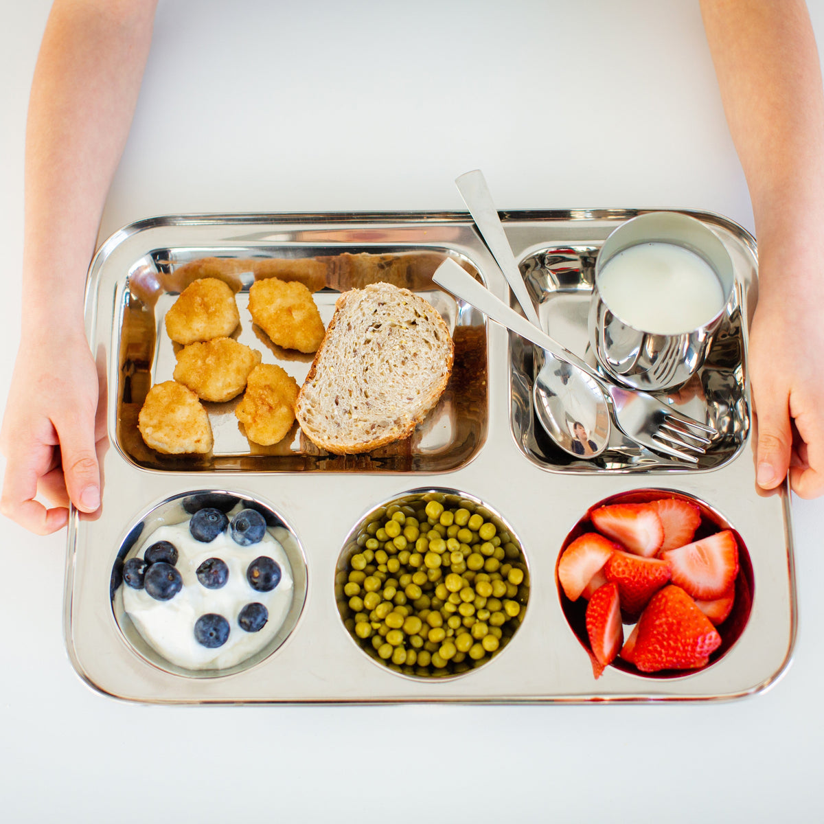 Reusable trays - Stainless steel cafeteria trays